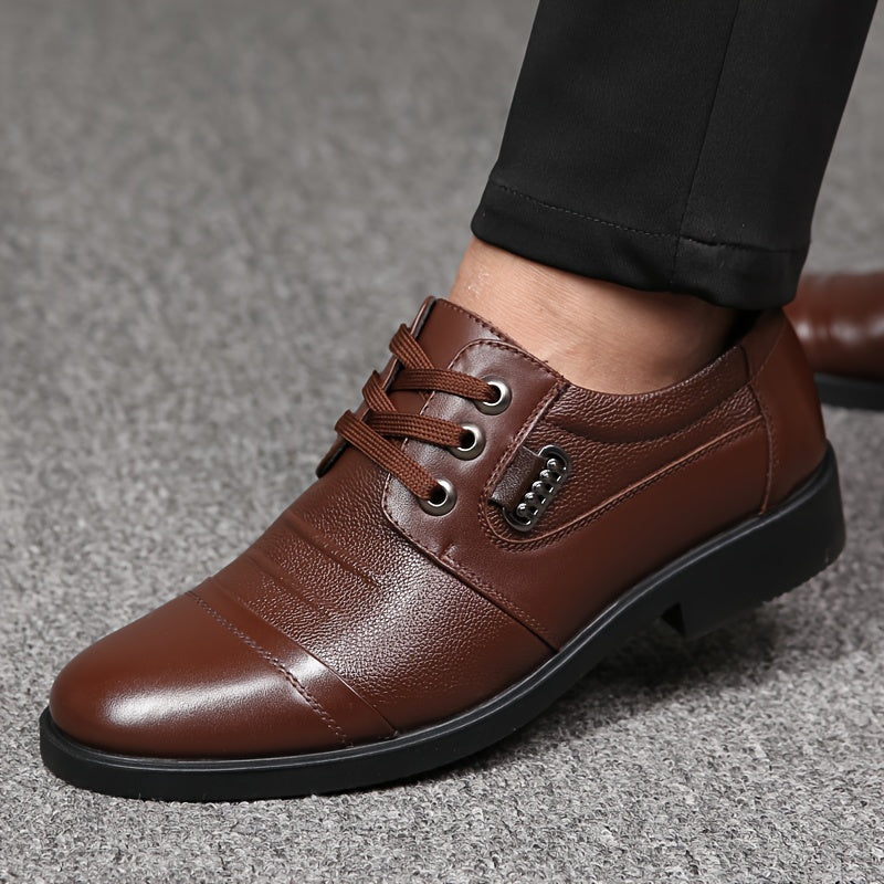 Aldric Voss® Wexford — men's leather dress shoe in Mahogany, view 2