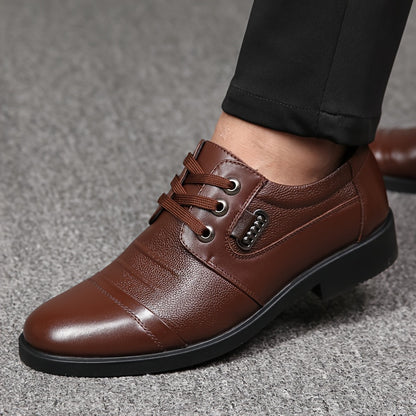 Aldric Voss® Wexford — men's leather dress shoe in Mahogany, view 2