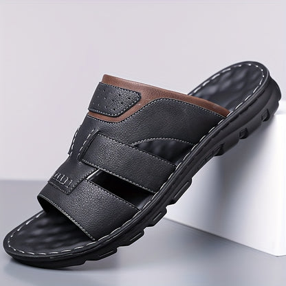 Aldric Voss® Tivano — men's leather slip-on shoe in Midnight, view 5
