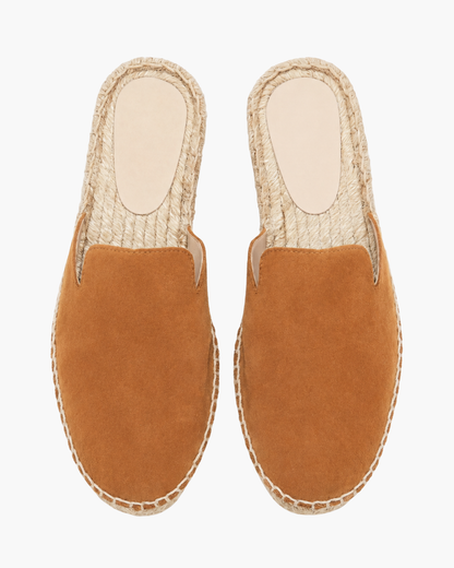 Portofino Yacht Mule in Camel, premium leather footwear, product view