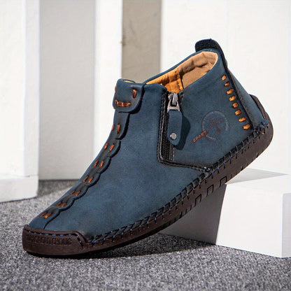 Aldric Voss® Valdric — men's leather boot in Dusk, view 16