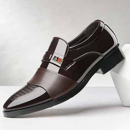 Aldric Voss® Halvero — men's leather dress shoe in Midnight, view 6