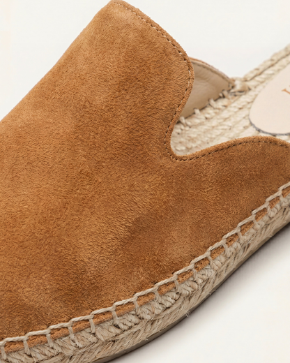 Portofino Yacht Mule in Camel, premium leather footwear, product view