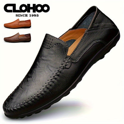 Aldric Voss® Casven — men's leather dress shoe in Midnight, view 1
