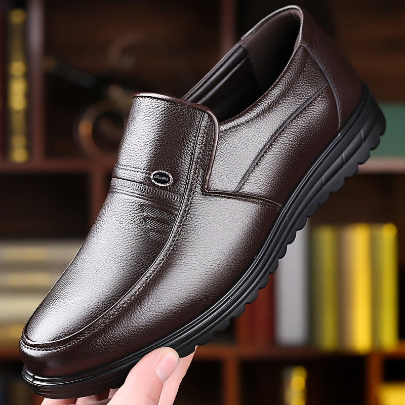 Aldric Voss® Edmont — men's leather dress shoe in Mahogany, view 8
