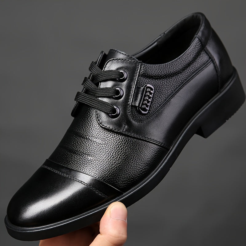 Aldric Voss® Wexford — men's leather dress shoe in Mahogany, view 1