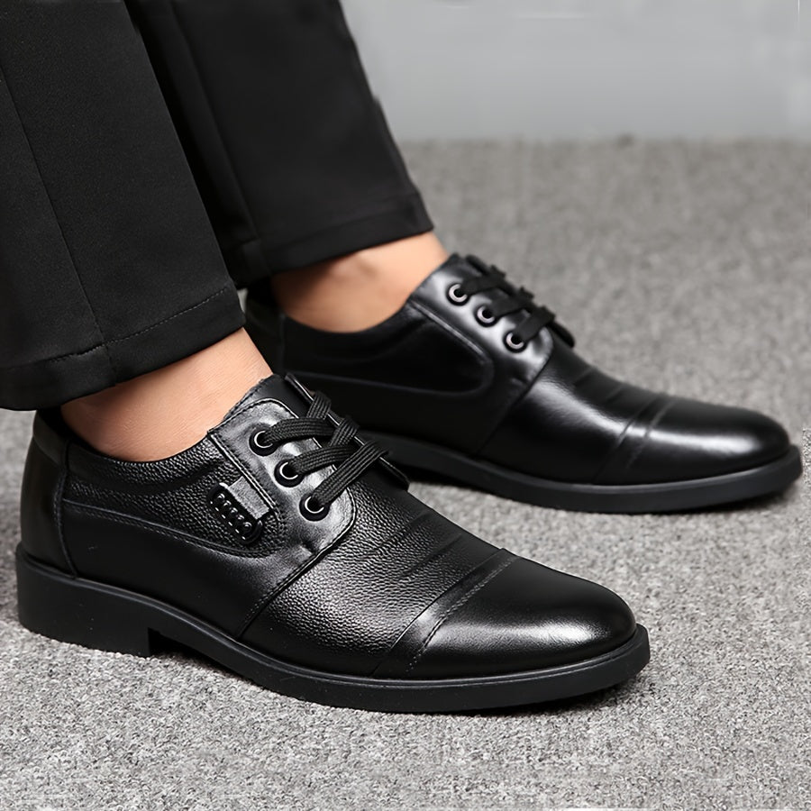 Aldric Voss® Wexford — men's leather dress shoe in Midnight, view 10