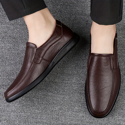 Aldric Voss® Aldvik — men's leather slip-on shoe in Mahogany, view 18