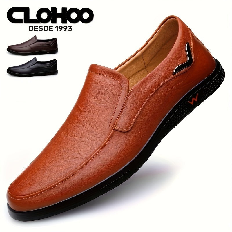 Aldric Voss® Aldvik — men's leather slip-on shoe in Mahogany, view 4