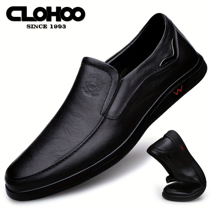 Aldric Voss® Aldvik — men's leather slip-on shoe in Mahogany Vent, view 35