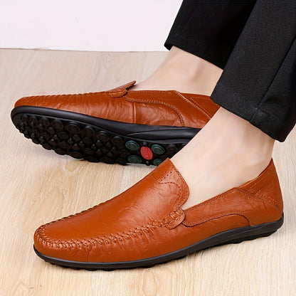 Aldric Voss® Casven — men's leather dress shoe in Mahogany Fleece, view 14