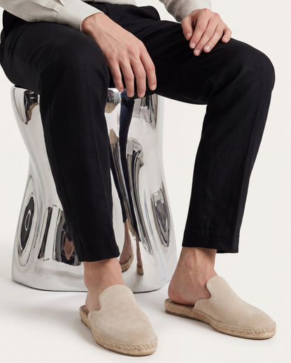 Portofino Yacht Mule in Sandstone, premium leather footwear, product view