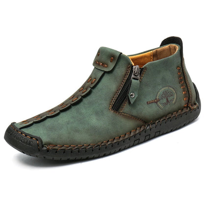 Aldric Voss® Valdric — men's leather boot in Midnight, view 30