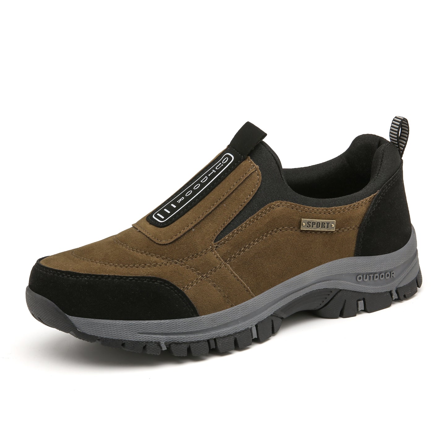 Aldric Voss® Grendvos — men's leather moccasin in Smoke, view 13