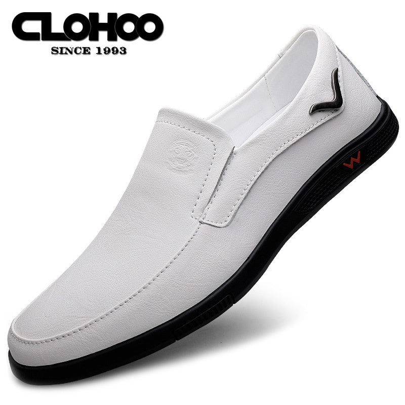 Aldric Voss® Aldvik — men's leather slip-on shoe in Mahogany Vent, view 56