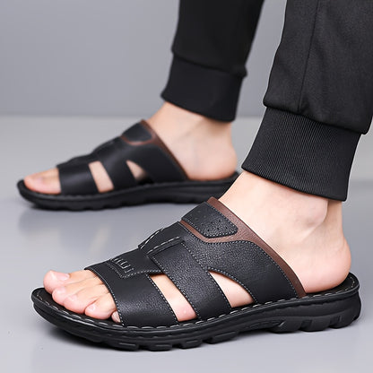 Aldric Voss® Tivano — men's leather slip-on shoe in Midnight, view 8
