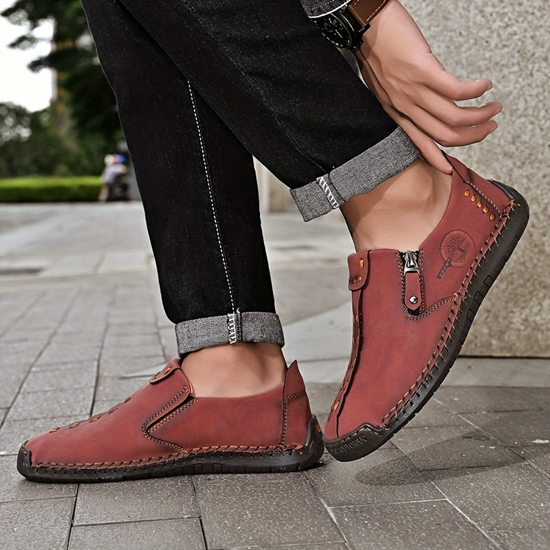 Aldric Voss® Vorano — men's leather moccasin in Dusk, view 17
