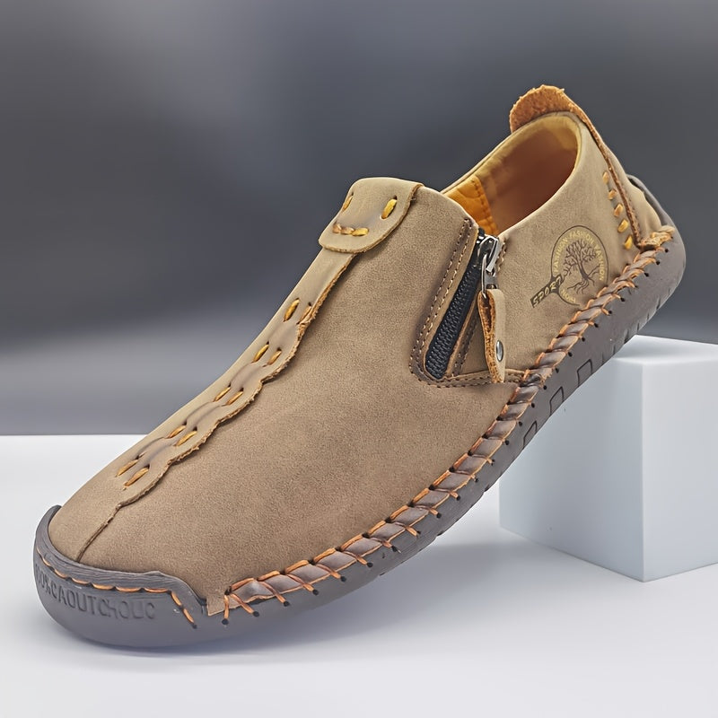 Aldric Voss® Vorano — men's leather moccasin in Ember, view 10