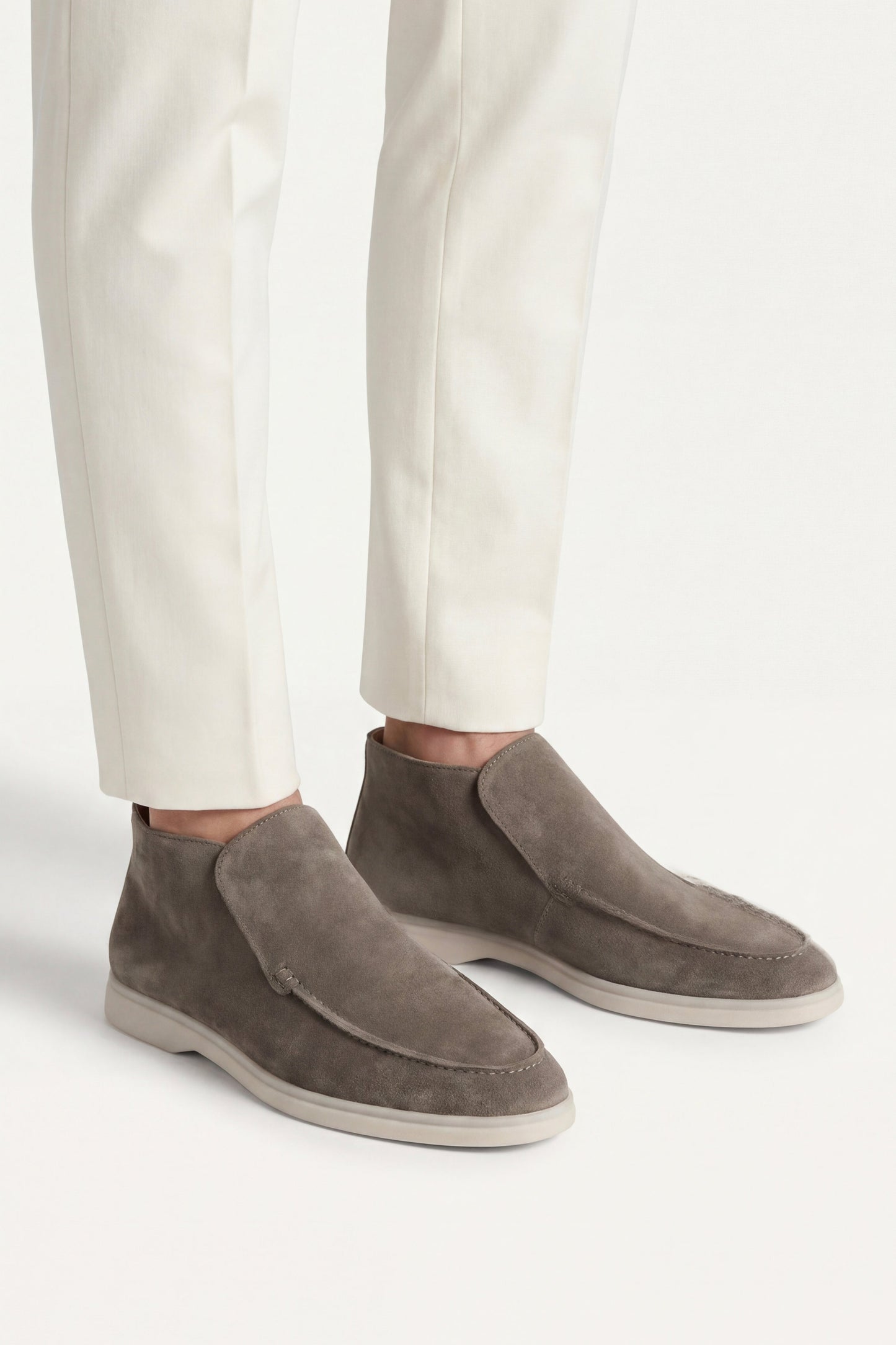 Capri High Top Loafer in Olive, premium leather footwear, product view