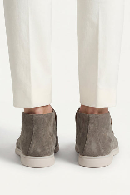 Capri High Top Loafer in Olive, premium leather footwear, product view