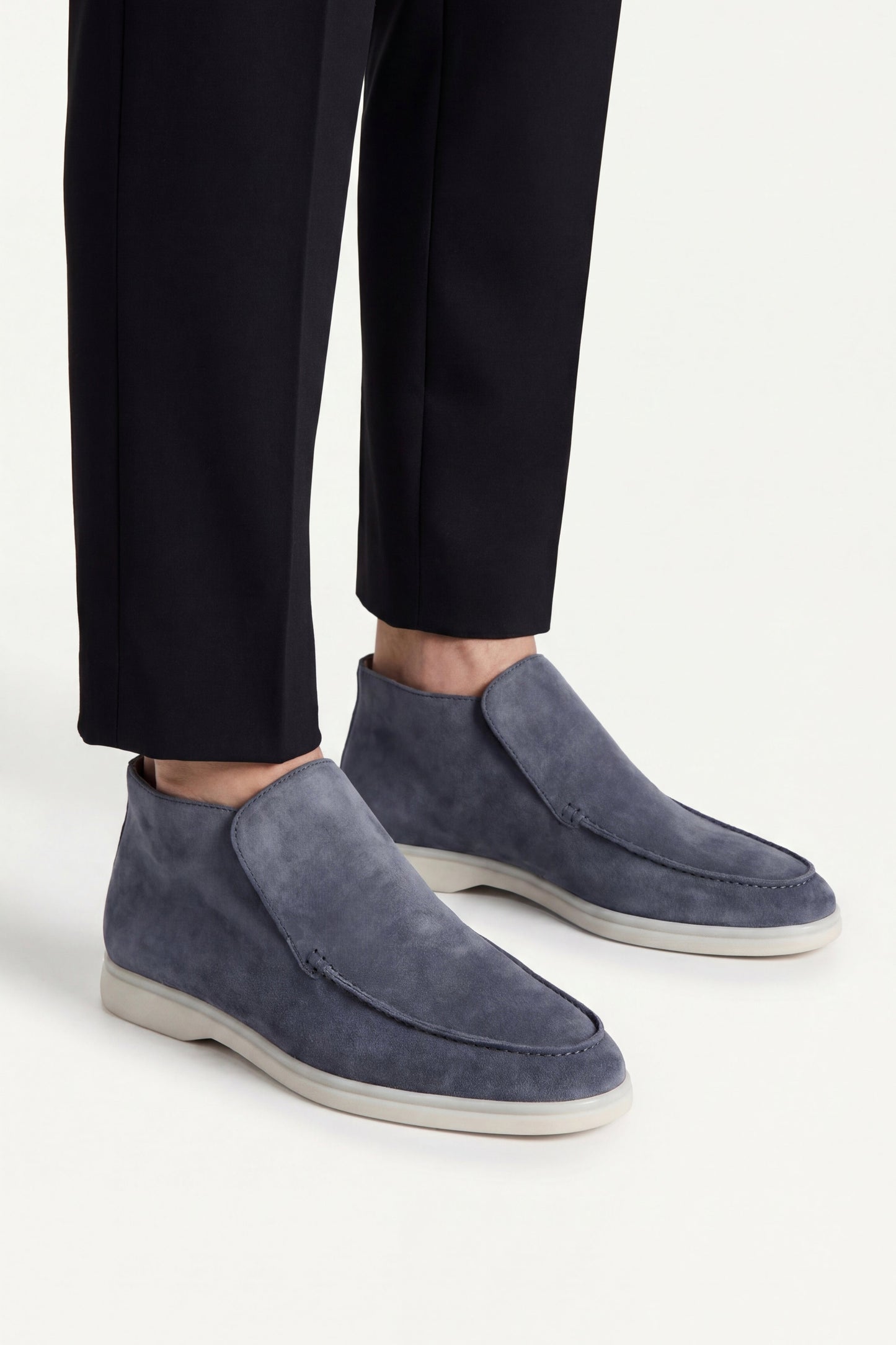 Capri High Top Loafer in Azure, premium leather footwear, product view