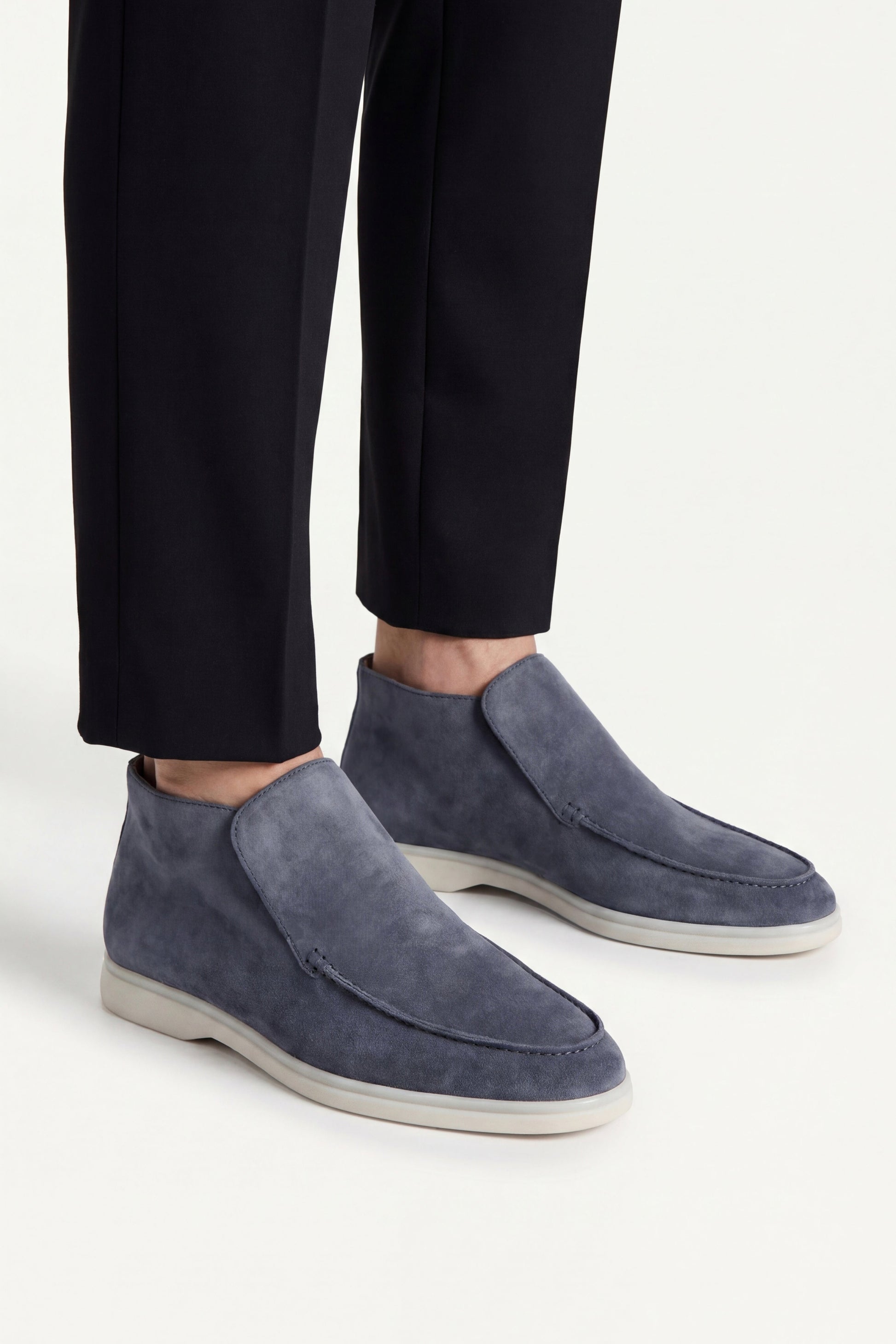 Capri High Top Loafer in Azure, premium leather footwear, product view