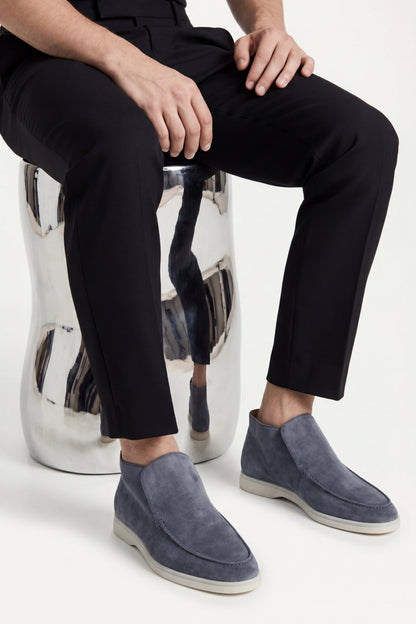 Capri High Top Loafer in Azure, premium leather footwear, product view