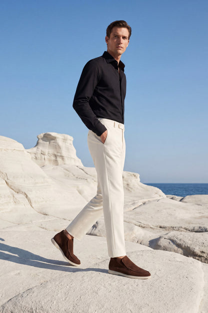 Capri High Top Loafer in Mahogany, premium leather footwear, product view
