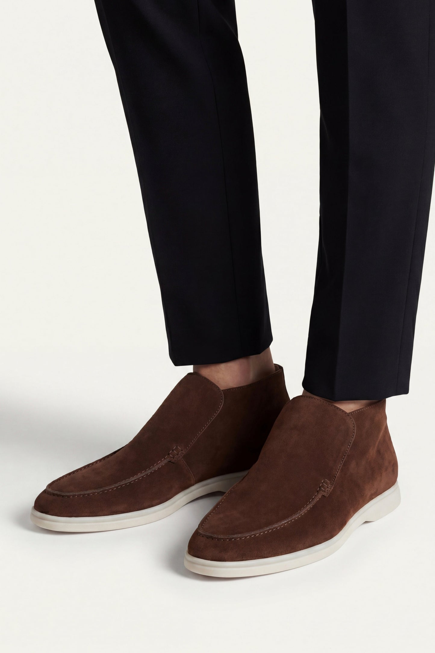 Capri High Top Loafer in Mahogany, premium leather footwear, product view