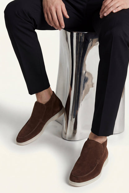 Capri High Top Loafer in Mahogany, premium leather footwear, product view