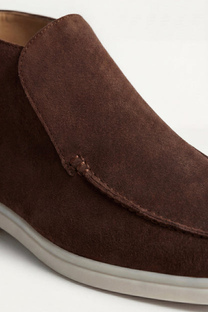 Capri High Top Loafer in Mahogany, premium leather footwear, product view
