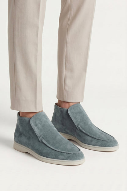 Capri High Top Loafer in Mint, premium leather footwear, product view