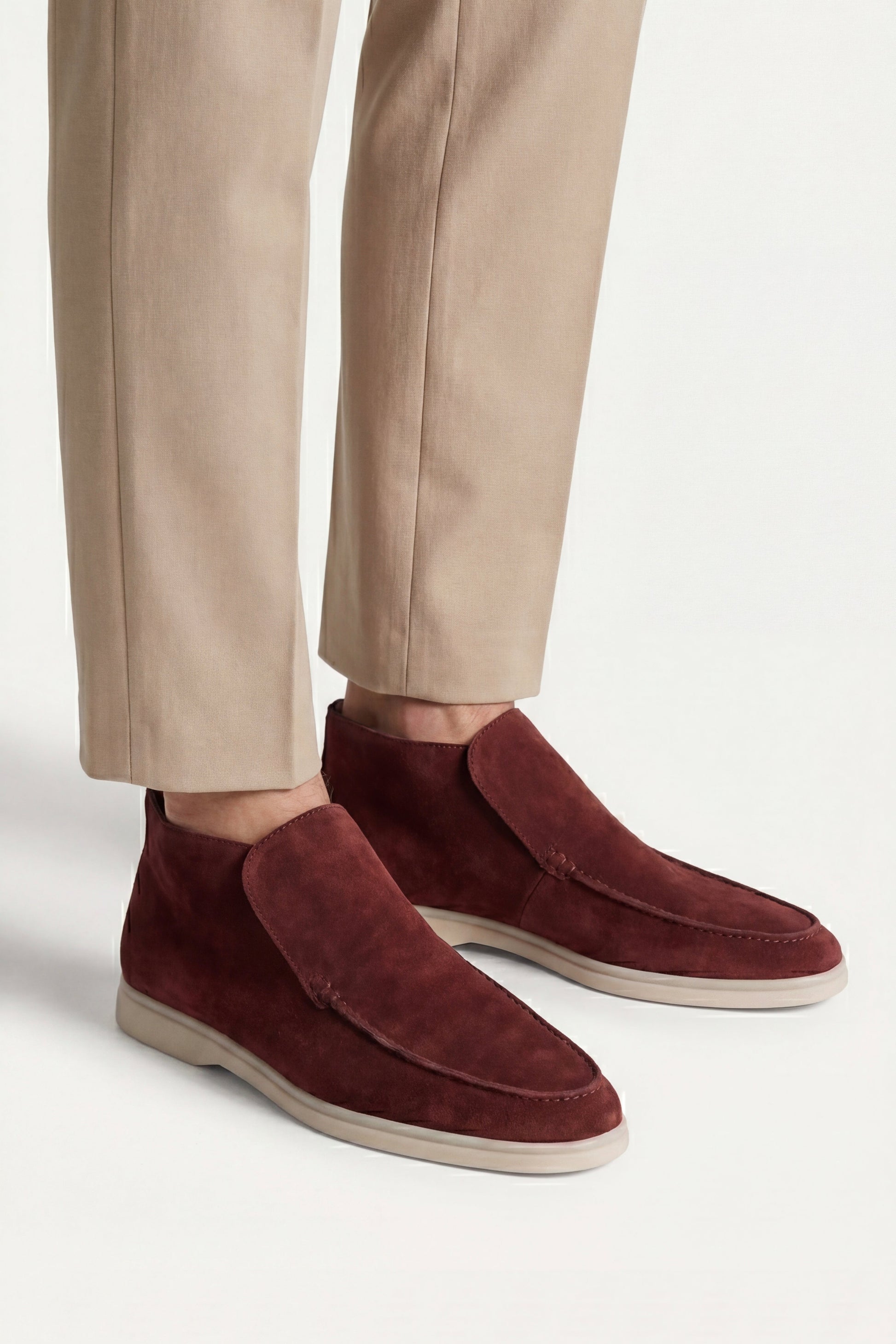 Capri High Top Loafer in Ember, premium leather footwear, product view