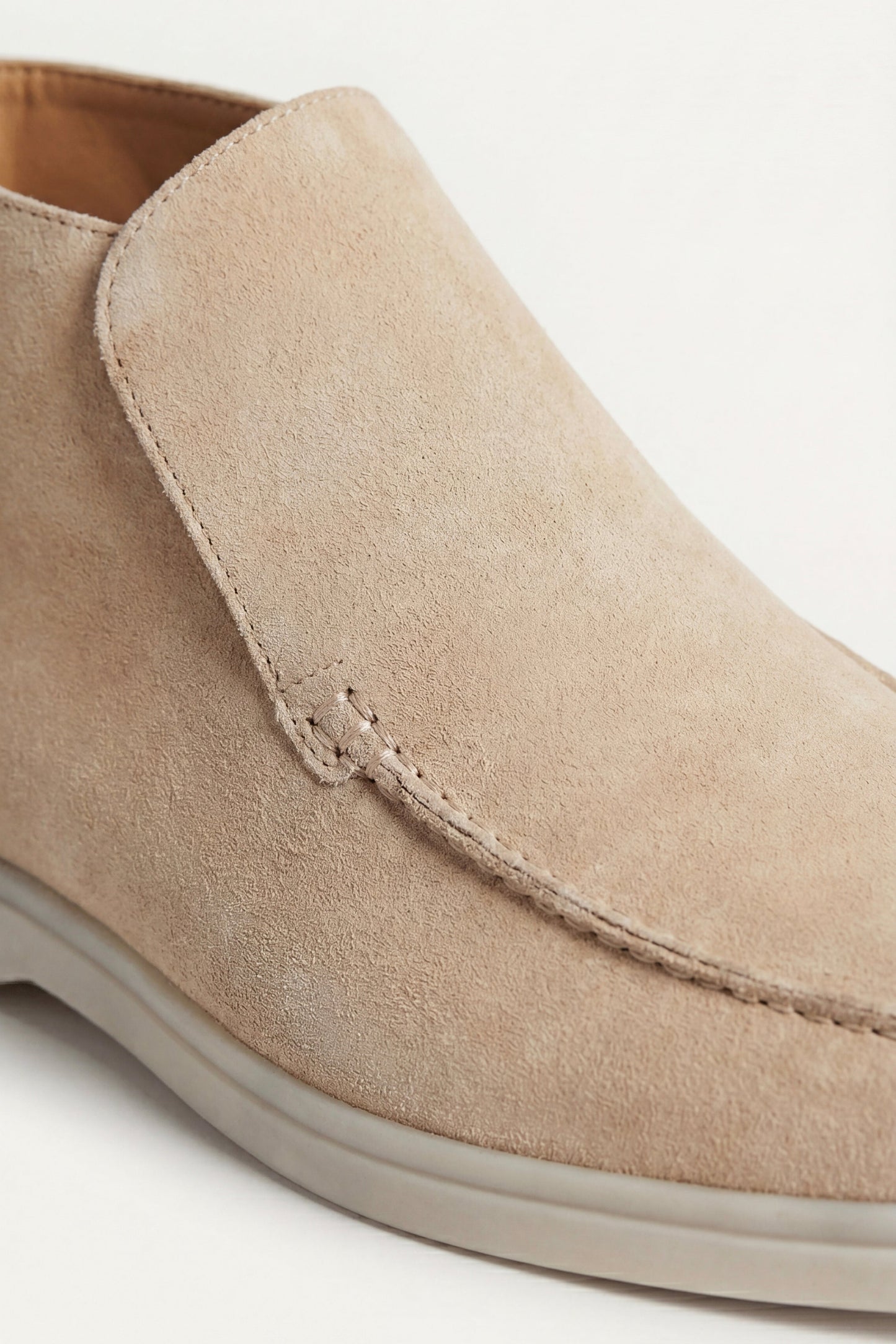 Capri High Top Loafer in Sandstone, premium leather footwear, product view