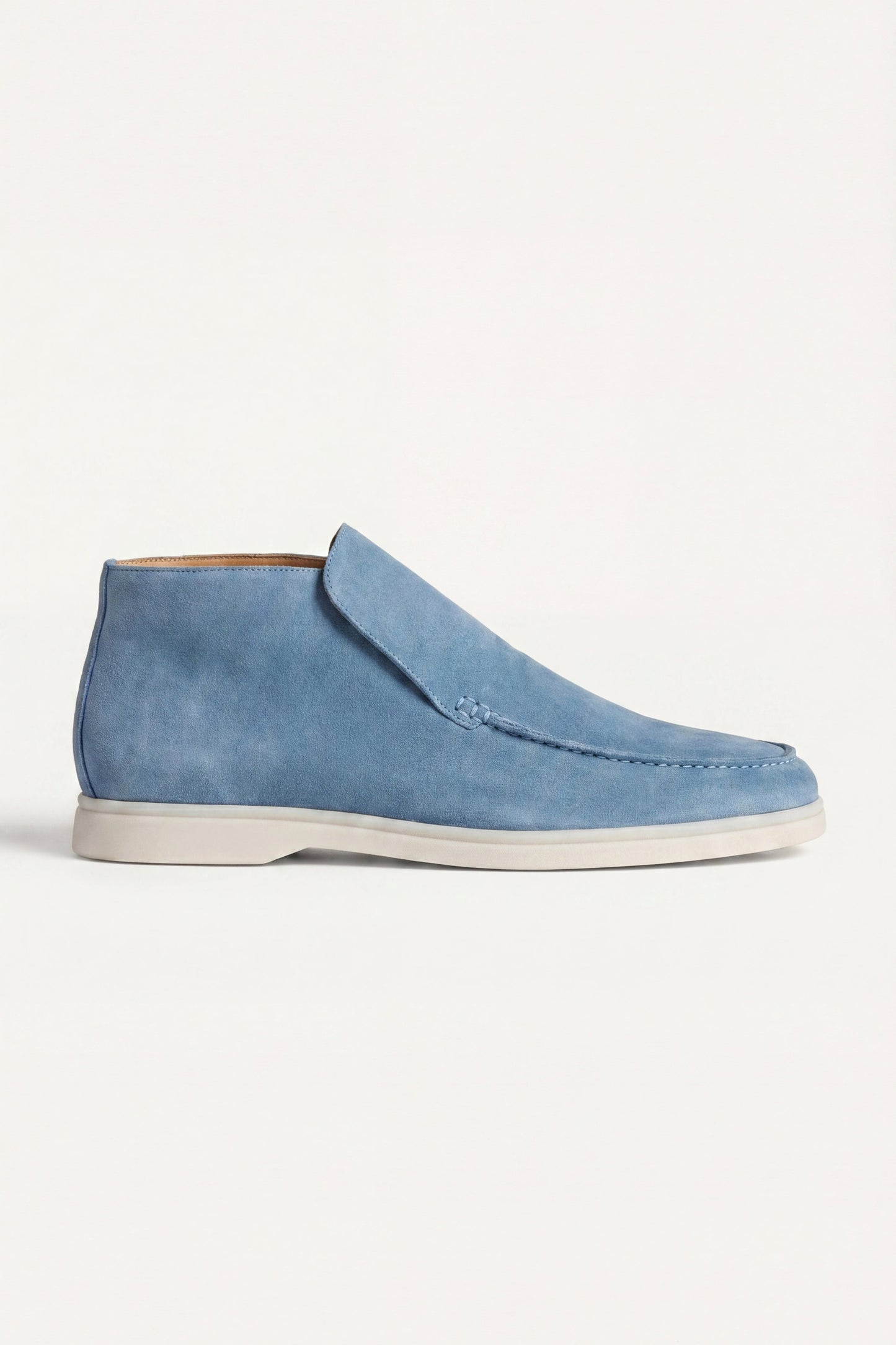 Capri High Top Loafer in Sky Blue, premium leather footwear, product view
