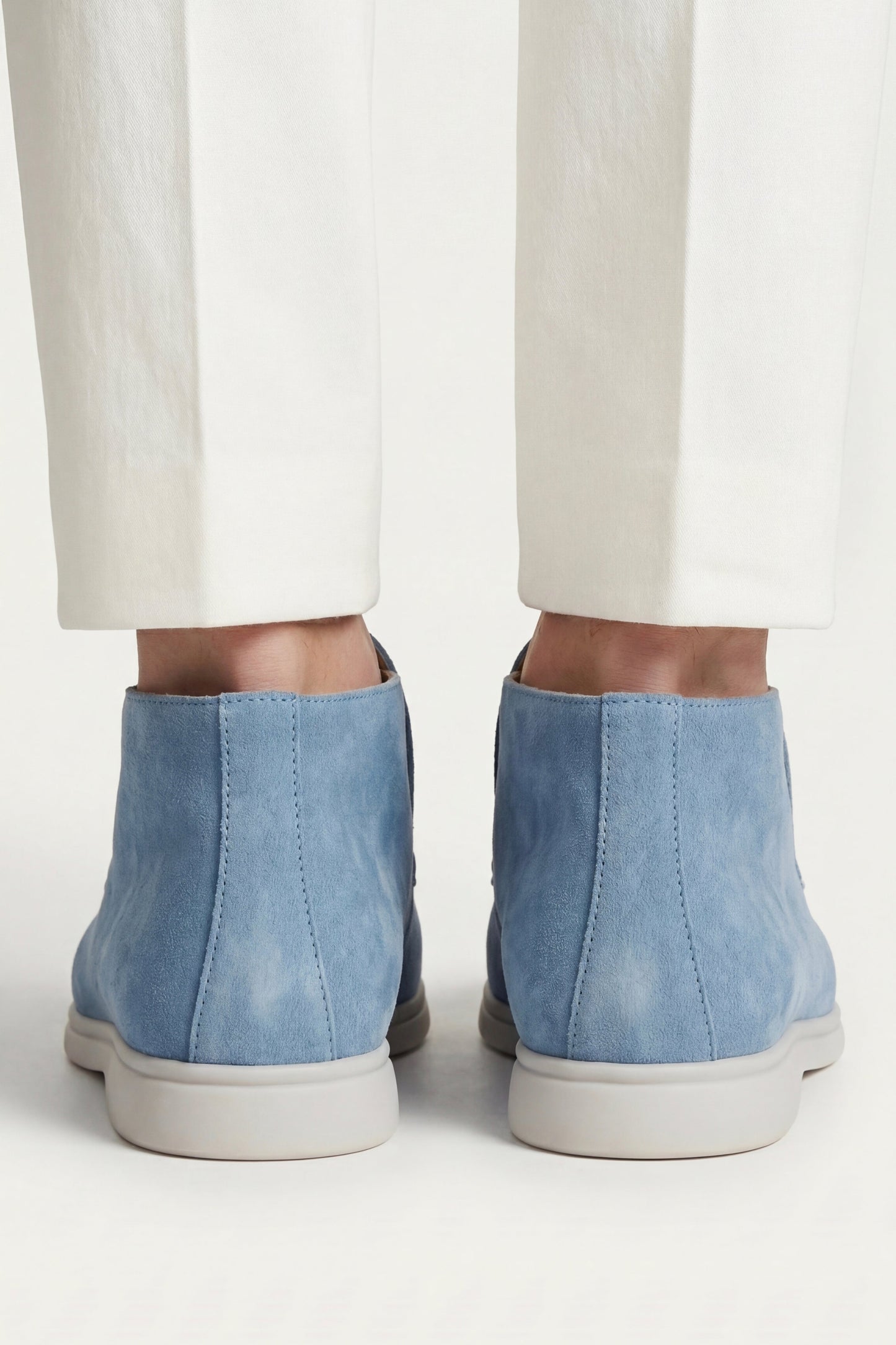Capri High Top Loafer in Sky Blue, premium leather footwear, product view