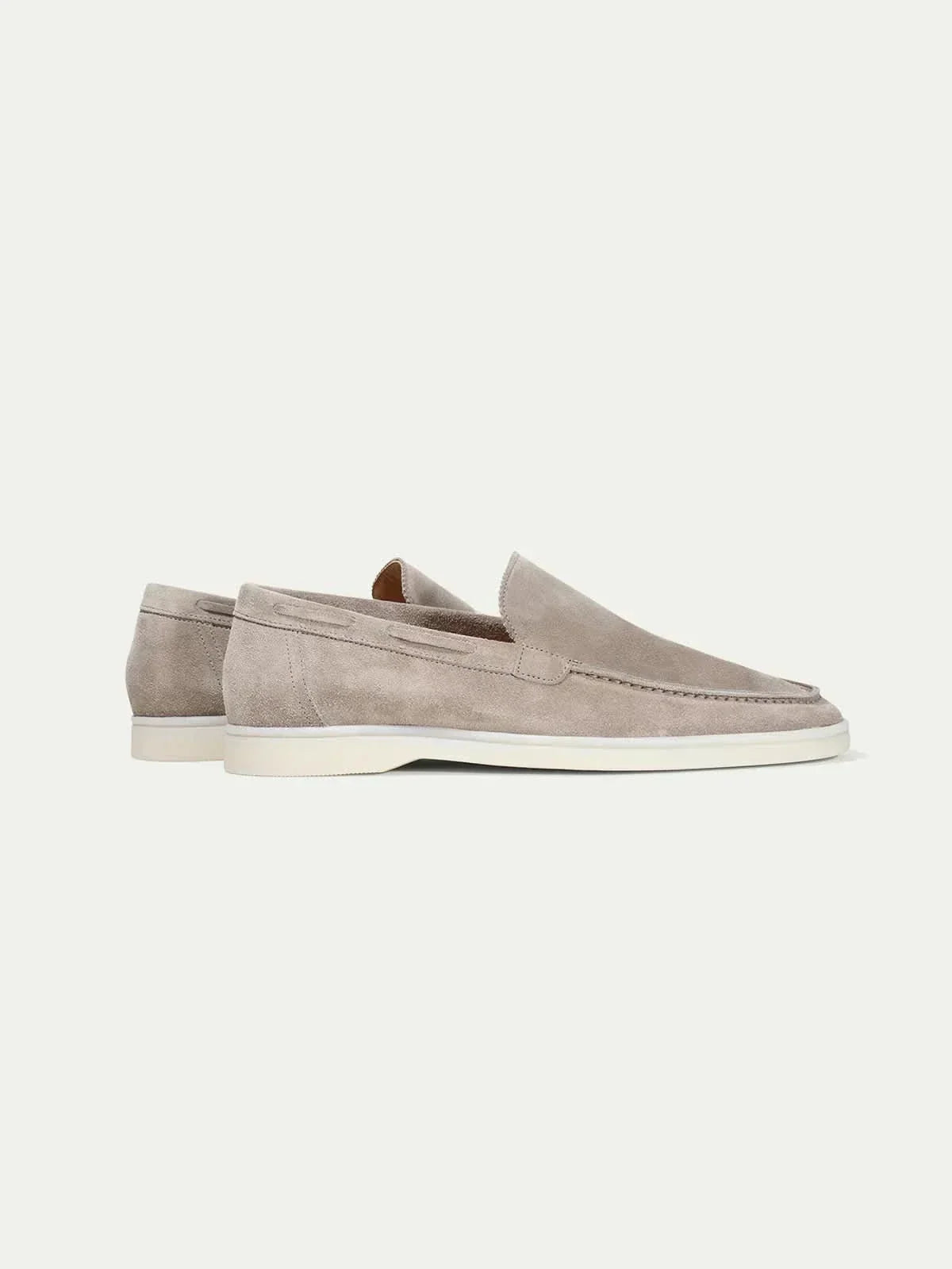 Classic Suède Loafer in Light Smoke, premium leather footwear, product view