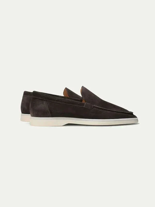 Classic Suède Loafer in Mahogany, premium leather footwear, product view