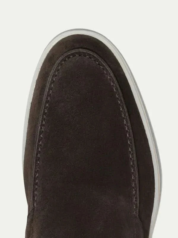 Classic Suède Loafer in Mahogany, premium leather footwear, product view