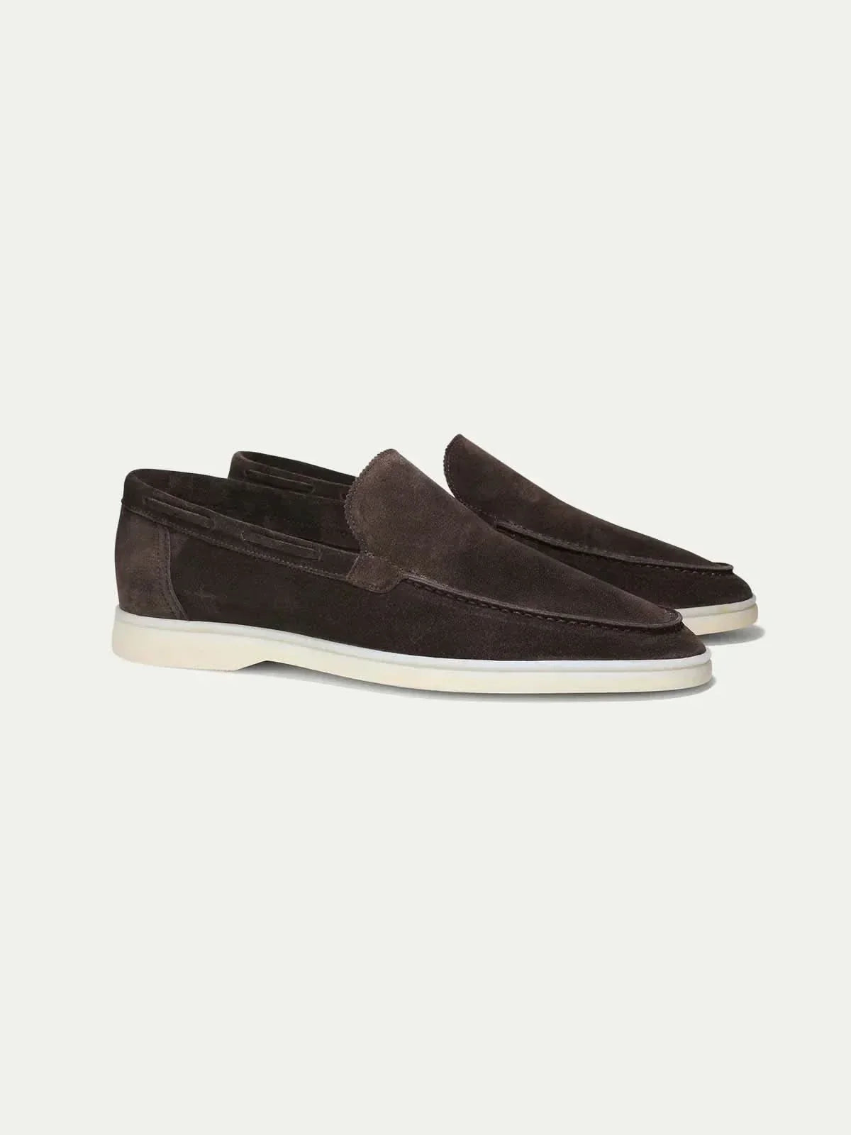 Classic Suède Loafer in Mahogany, premium leather footwear, product view