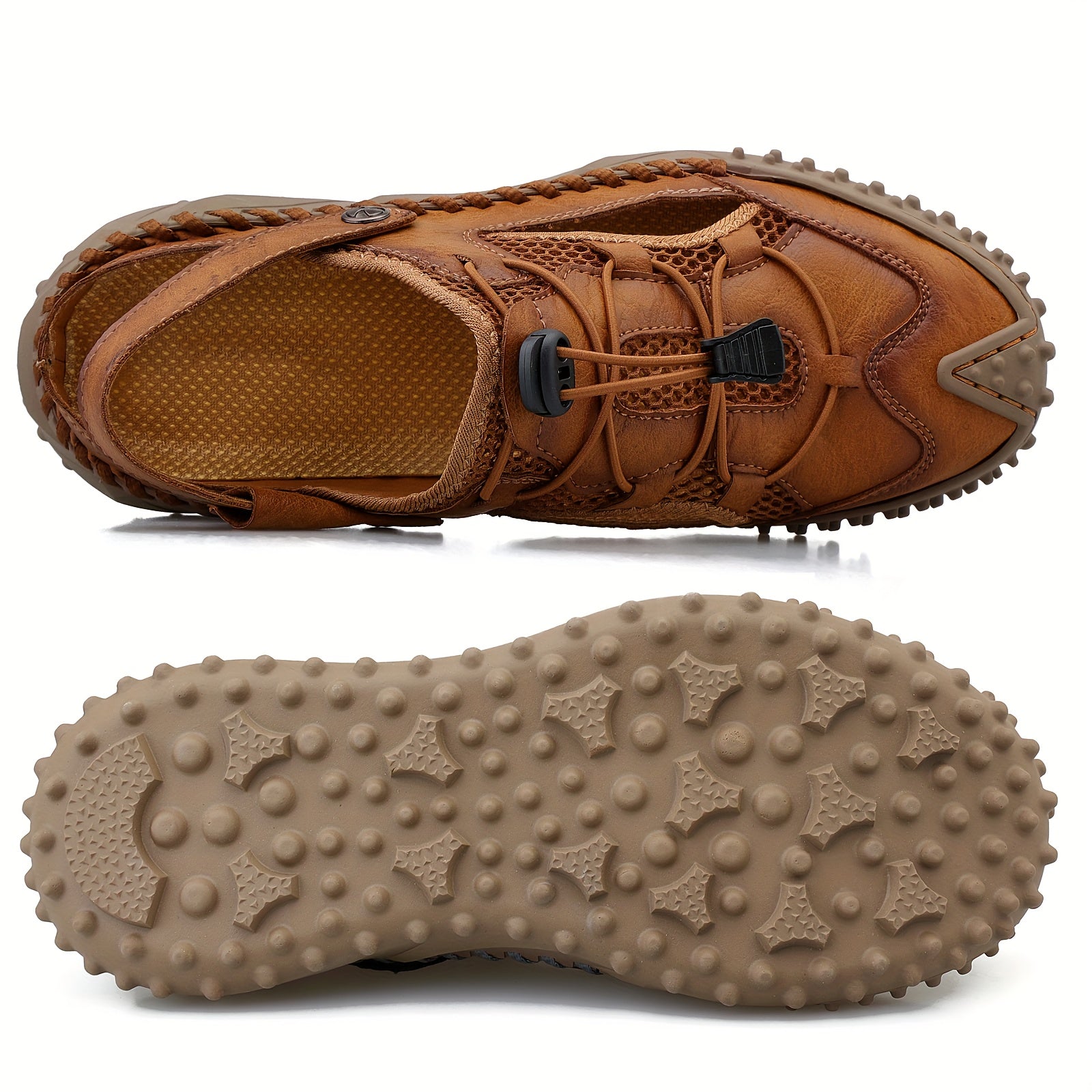 Aldric Voss® Marinore — men's leather dress shoe in Sandstone, view 14