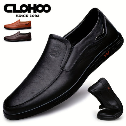 Aldric Voss® Aldvik — men's leather slip-on shoe in Midnight Velvet, view 1