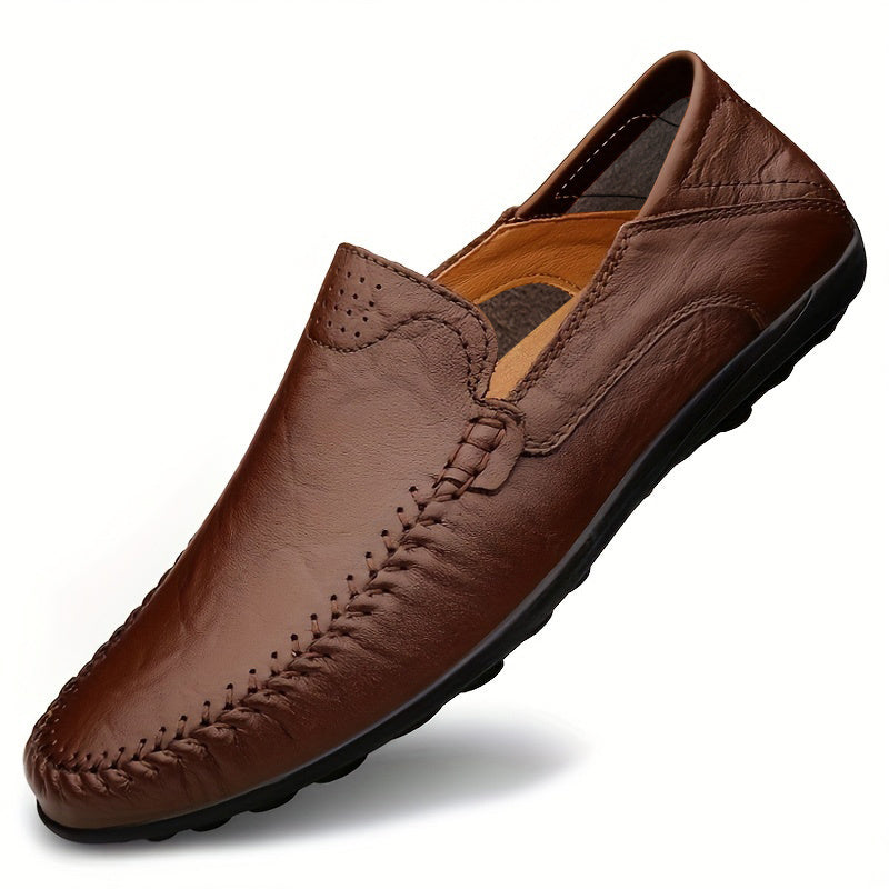 Aldric Voss® Casven — men's leather dress shoe in Midnight, view 21