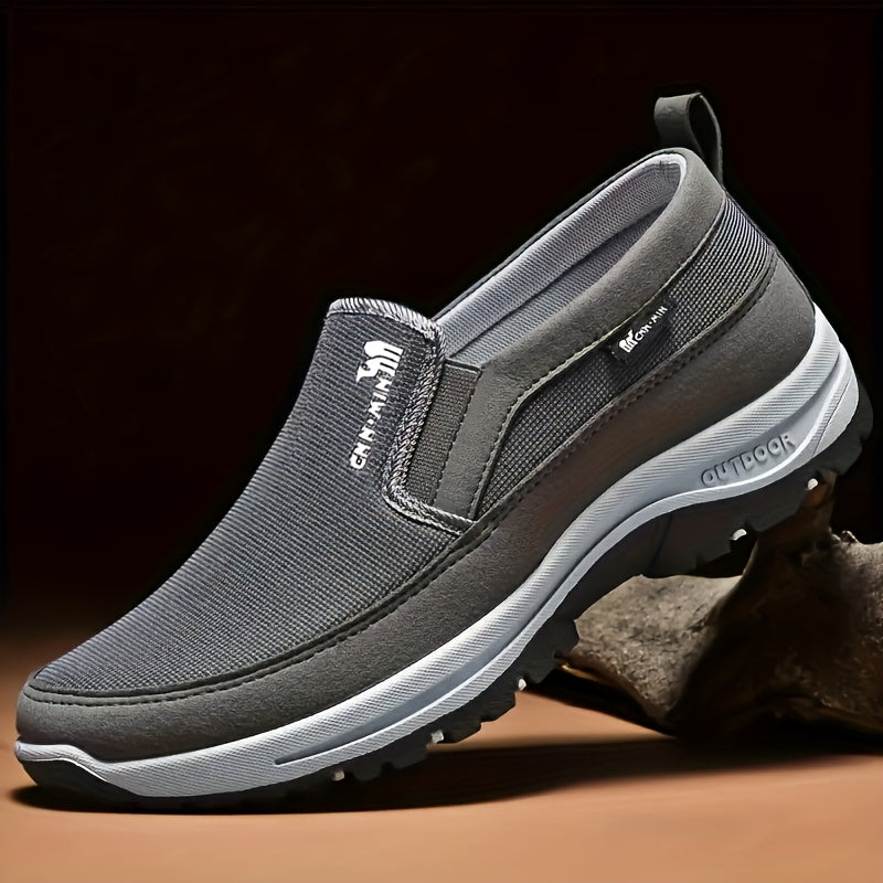 Aldric Voss® Veldmar — men's leather slip-on shoe in Sandstone, view 4