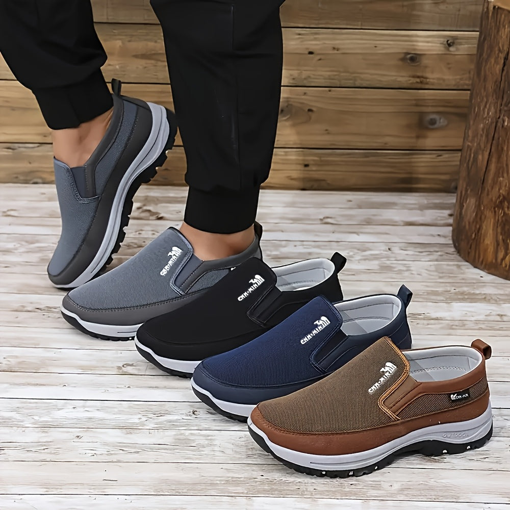 Aldric Voss® Veldmar — men's leather slip-on shoe in Smoke, view 10
