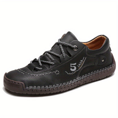 Aldric Voss® Renfeld — men's leather dress shoe in Olive, view 38