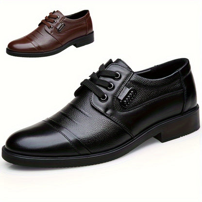 Aldric Voss® Wexford — men's leather dress shoe in Mahogany, view 3