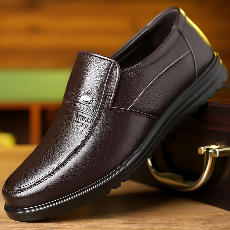Aldric Voss® Edmont — men's leather dress shoe in Mahogany, view 4