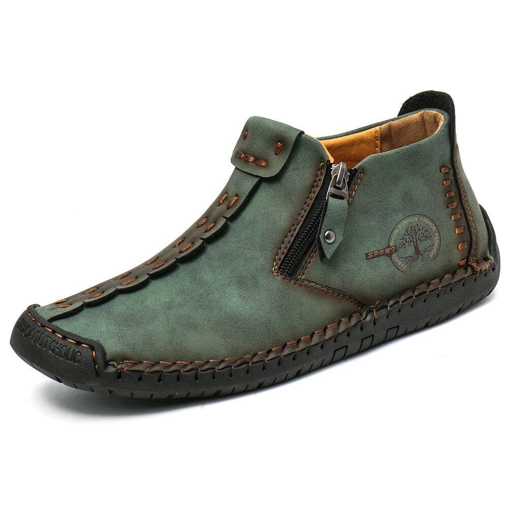 Aldric Voss® Valdric — men's leather boot in Midnight, view 22