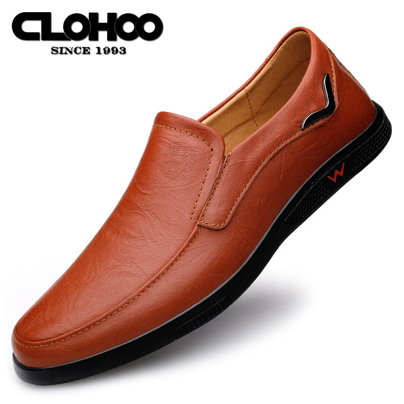 Aldric Voss® Aldvik — men's leather slip-on shoe in Mahogany, view 25